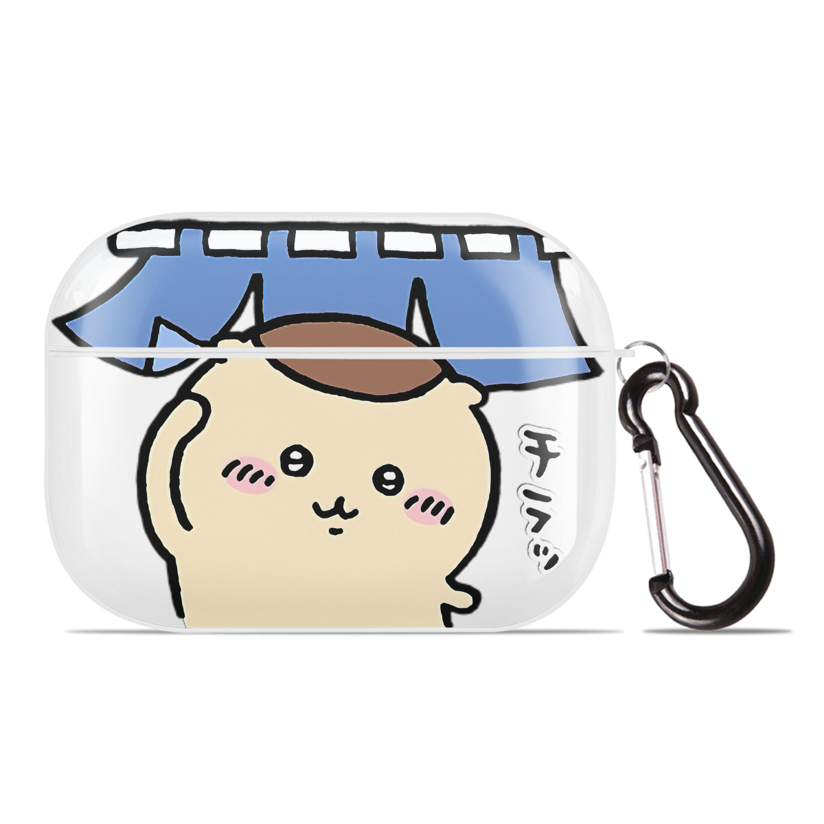 （画像用） ちいかわ くりまんじゅう Chii-kawa kuri manjū 【AirPods Pro用】ハードシェル保護ケース 耐衝撃・防指紋・カラビナ付き商品仕様