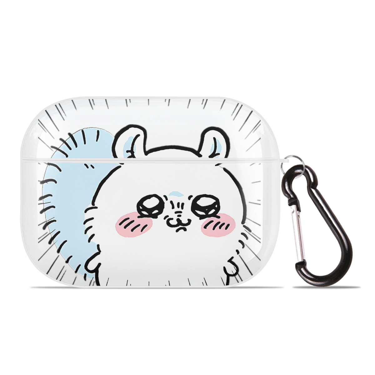 （画像用） ちいかわ モモンガ Chii-kawa Momonga 【AirPods Pro用】ハードシェル保護ケース 耐衝撃・防指紋・カラビナ付き商品仕様