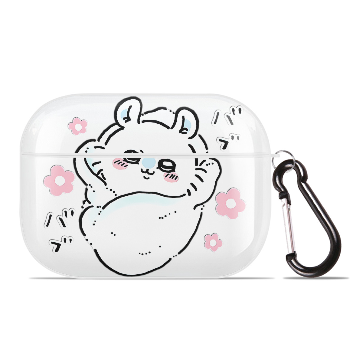 （画像用） ちいかわ モモンガ Chii-kawa Momonga 【AirPods Pro用】ハードシェル保護ケース 耐衝撃・防指紋・カラビナ付き商品仕様