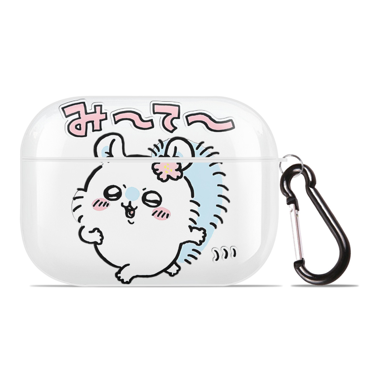 （画像用） ちいかわ モモンガ Chii-kawa Momonga 【AirPods Pro用】ハードシェル保護ケース 耐衝撃・防指紋・カラビナ付き商品仕様