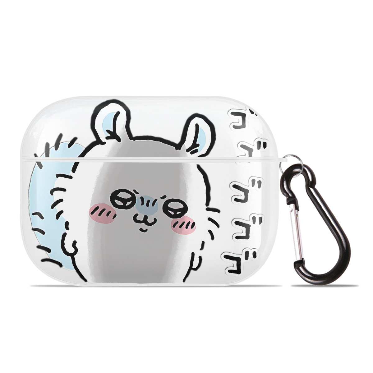 （画像用） ちいかわ モモンガ Chii-kawa Momonga 【AirPods Pro用】ハードシェル保護ケース 耐衝撃・防指紋・カラビナ付き商品仕様