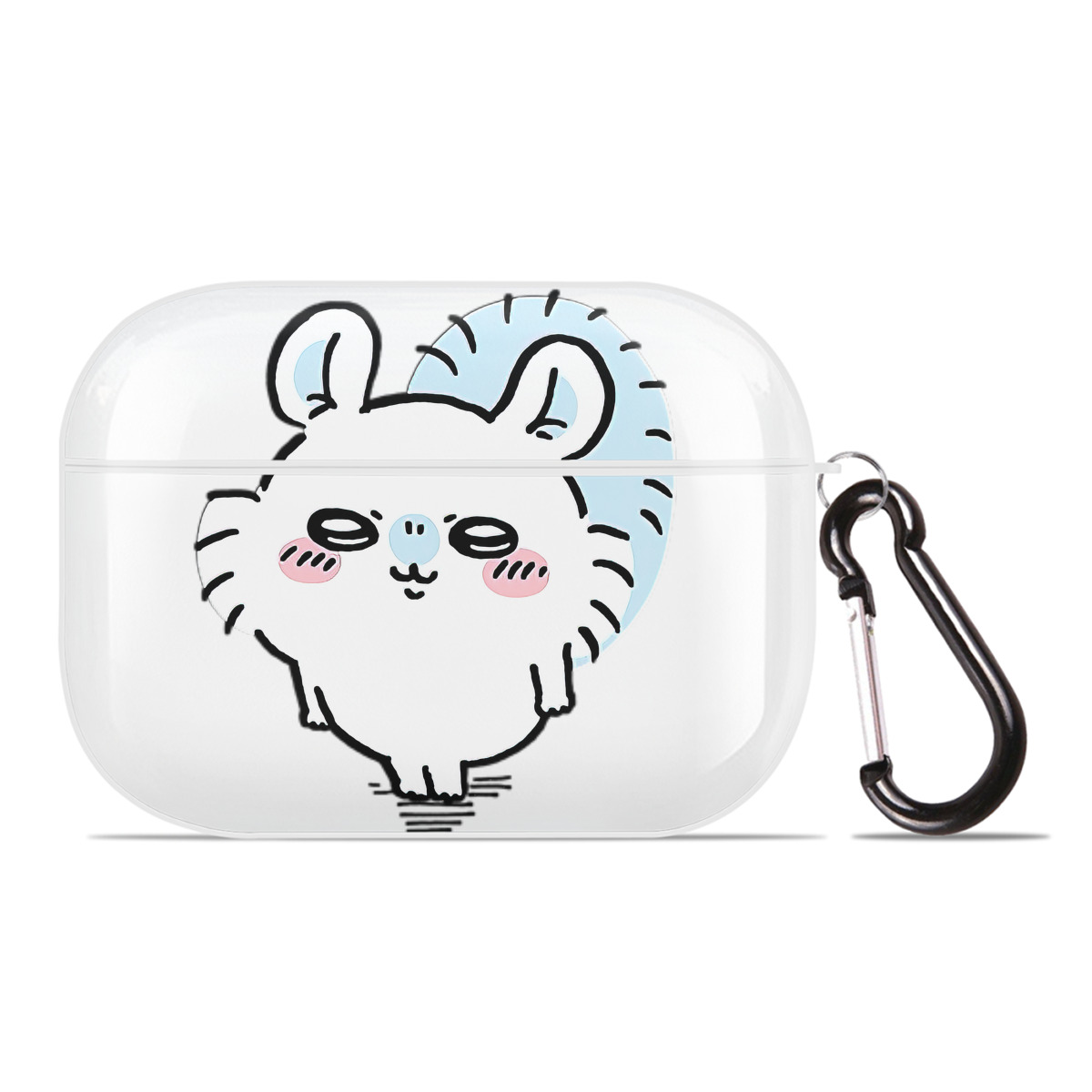 （画像用） ちいかわ モモンガ Chii-kawa Momonga 【AirPods Pro用】ハードシェル保護ケース 耐衝撃・防指紋・カラビナ付き商品仕様