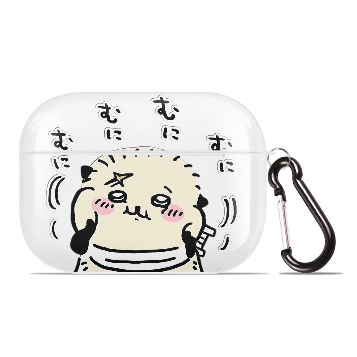 （画像用） ちいかわ ラッコ Chii-kawa Sea otter 【AirPods Pro用】ハードシェル保護ケース 耐衝撃・防指紋・カラビナ付き商品仕様