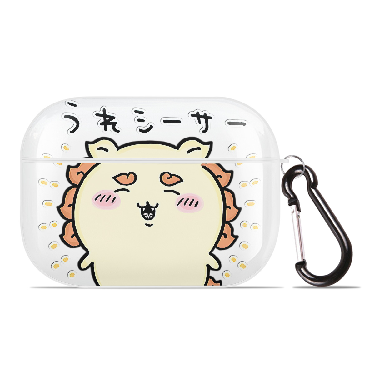 （画像用） ちいかわ シーサー Chii-kawa Shisa 【AirPods Pro用】ハードシェル保護ケース 耐衝撃・防指紋・カラビナ付き商品仕様
