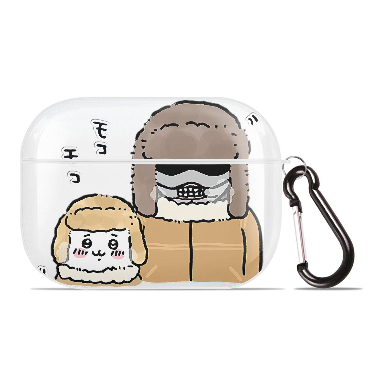 （画像用） ちいかわ 労働の鎧さん Chii-kawa Mr. Armor of Labor 【AirPods Pro用】ハードシェル保護ケース 耐衝撃・防指紋・カラビナ付き商品仕様