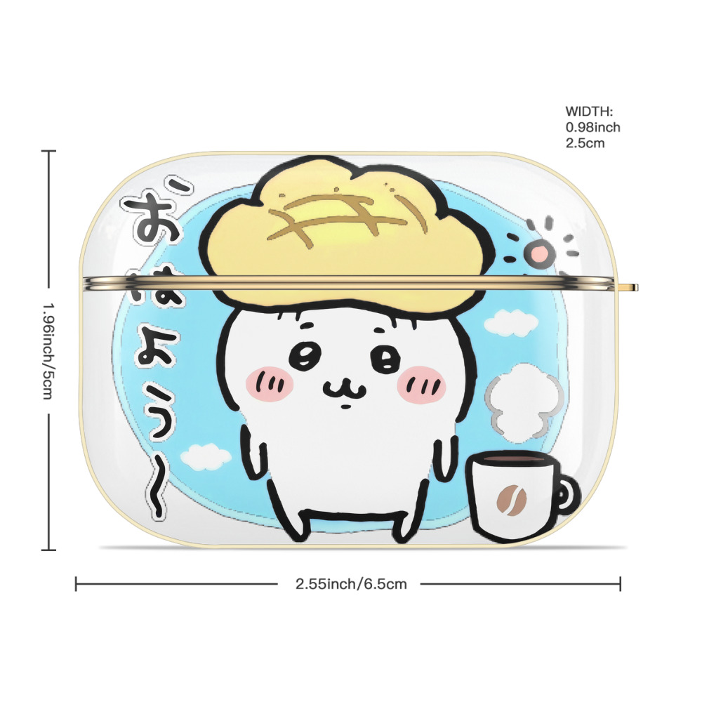 ちいかわ ちいかわ Chii-kawa chiikawa 【AirPods Pro用】ハードシェル保護ケース｜耐衝撃・防指紋・カラビナ付き商品仕様
