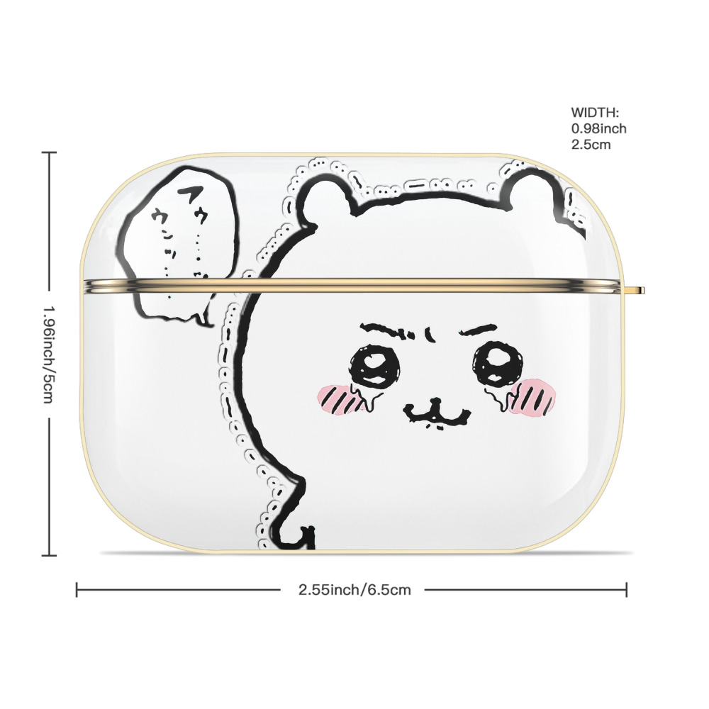 ちいかわ ちいかわ Chii-kawa chiikawa 【AirPods Pro用】ハードシェル保護ケース｜耐衝撃・防指紋・カラビナ付き商品仕様
