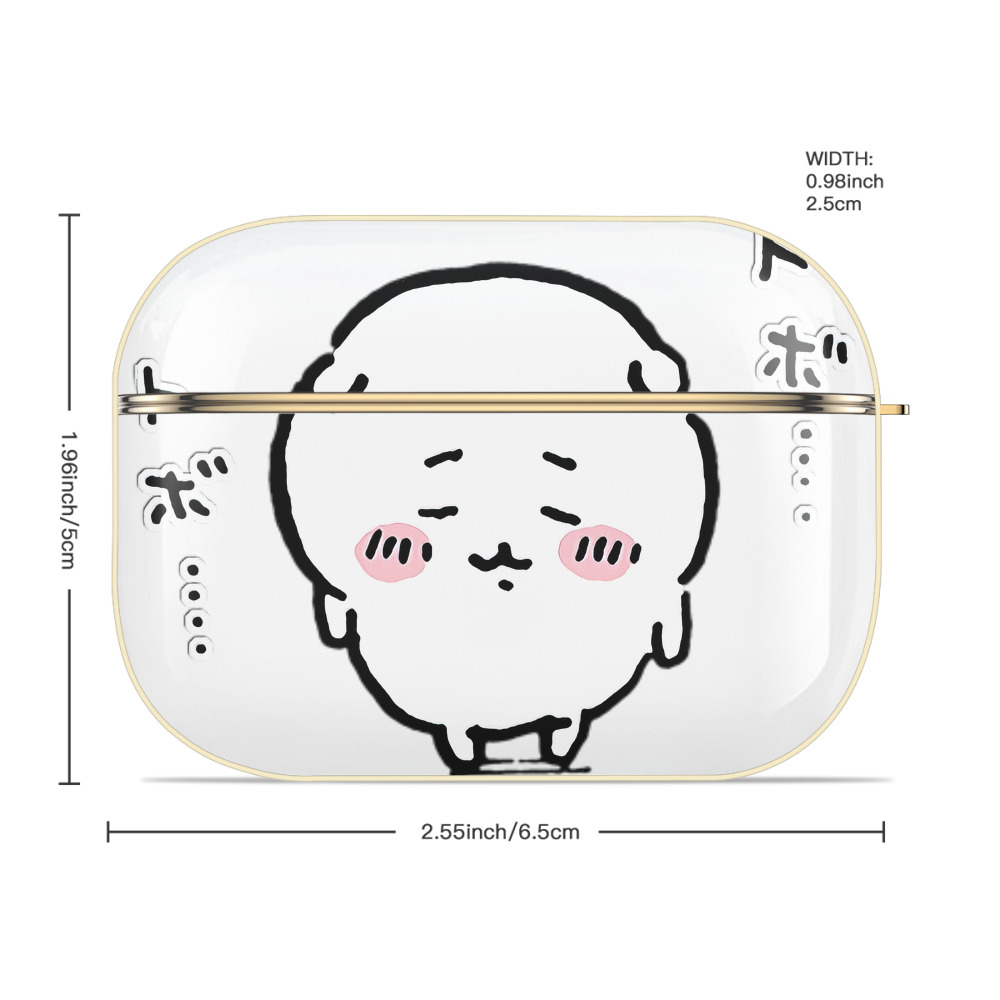ちいかわ ちいかわ Chii-kawa chiikawa 【AirPods Pro用】ハードシェル保護ケース｜耐衝撃・防指紋・カラビナ付き商品仕様