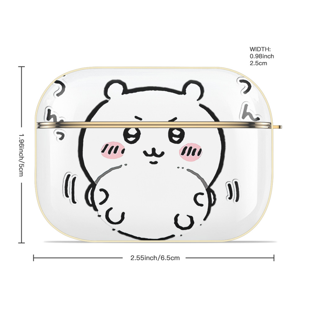 ちいかわ ちいかわ Chii-kawa chiikawa 【AirPods Pro用】ハードシェル保護ケース｜耐衝撃・防指紋・カラビナ付き商品仕様
