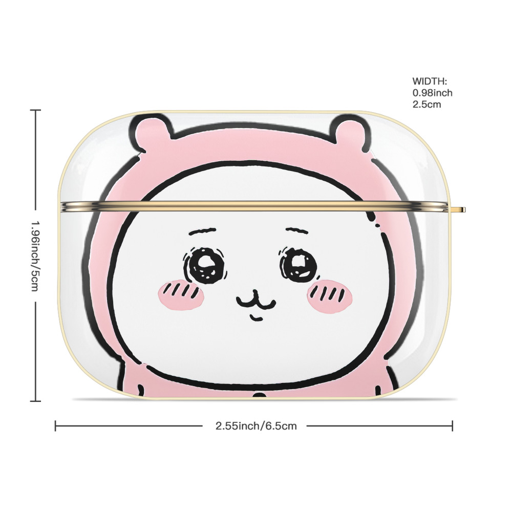 ちいかわ ちいかわ Chii-kawa chiikawa 【AirPods Pro用】ハードシェル保護ケース｜耐衝撃・防指紋・カラビナ付き商品仕様