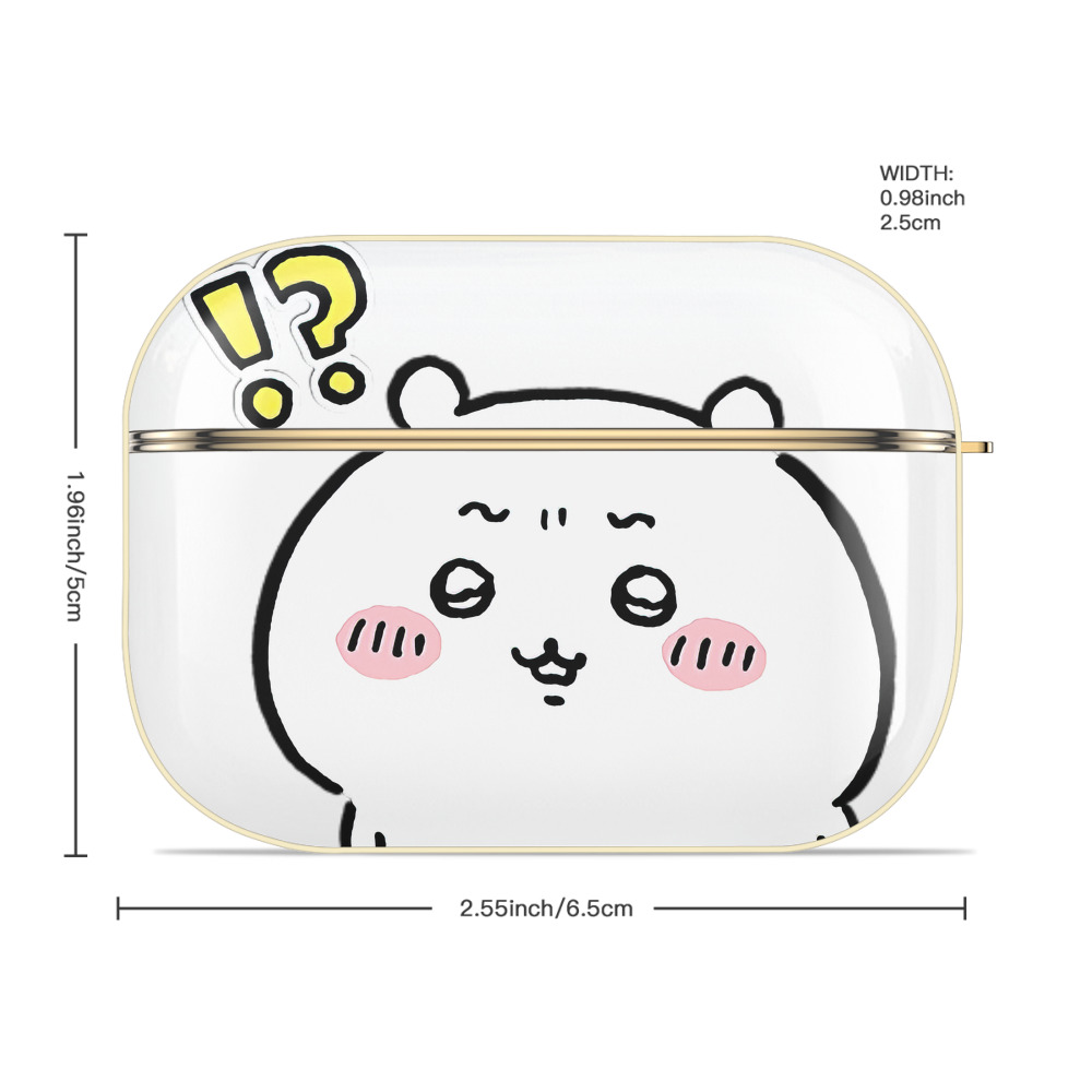 ちいかわ ちいかわ Chii-kawa chiikawa 【AirPods Pro用】ハードシェル保護ケース｜耐衝撃・防指紋・カラビナ付き商品仕様