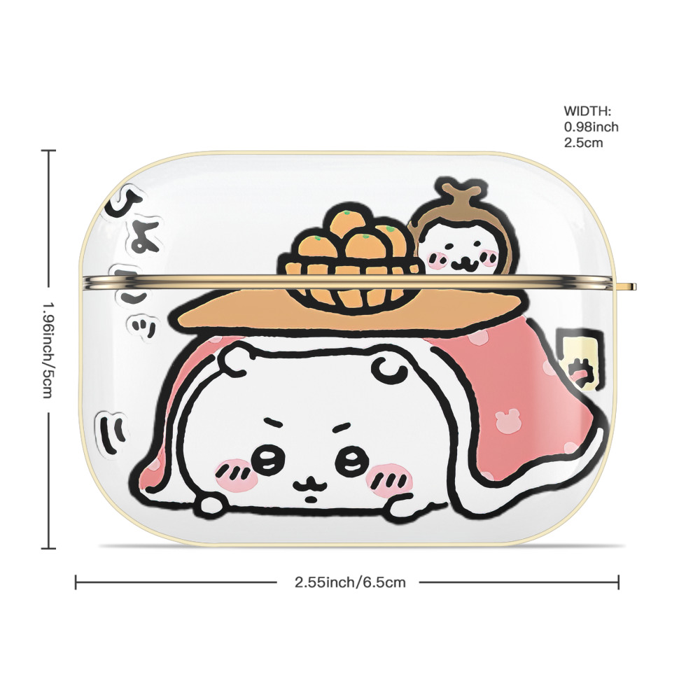 ちいかわ ちいかわ Chii-kawa chiikawa 【AirPods Pro用】ハードシェル保護ケース｜耐衝撃・防指紋・カラビナ付き商品仕様