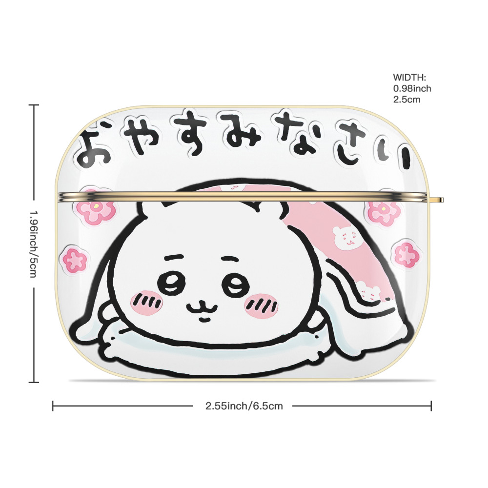 ちいかわ ちいかわ Chii-kawa chiikawa 【AirPods Pro用】ハードシェル保護ケース｜耐衝撃・防指紋・カラビナ付き商品仕様