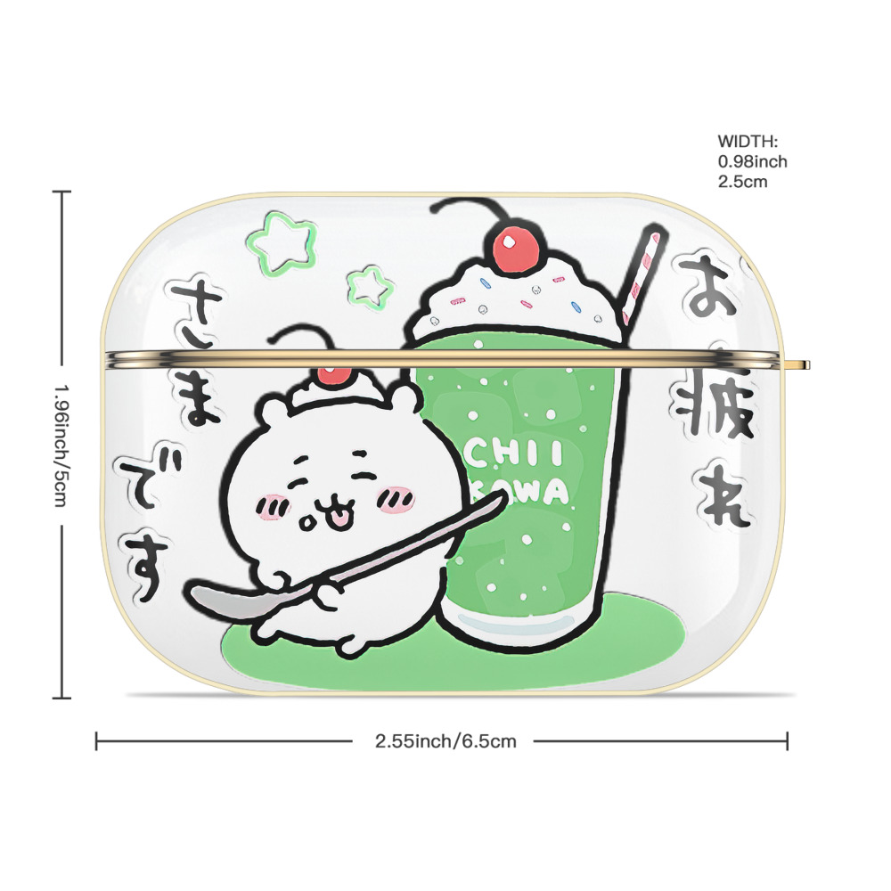 ちいかわ ちいかわ Chii-kawa chiikawa 【AirPods Pro用】ハードシェル保護ケース｜耐衝撃・防指紋・カラビナ付き商品仕様