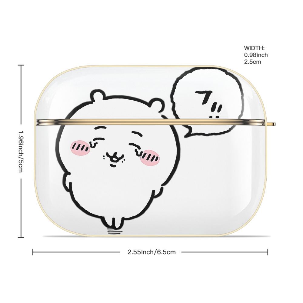 ちいかわ ちいかわ Chii-kawa chiikawa 【AirPods Pro用】ハードシェル保護ケース｜耐衝撃・防指紋・カラビナ付き商品仕様