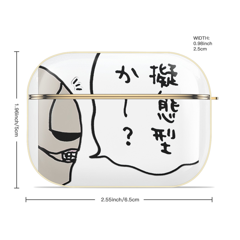ちいかわ 労働の鎧さん Chii-kawa Mr. Armor of Labor 【AirPods Pro用】ハードシェル保護ケース｜耐衝撃・防指紋・カラビナ付き商品仕様