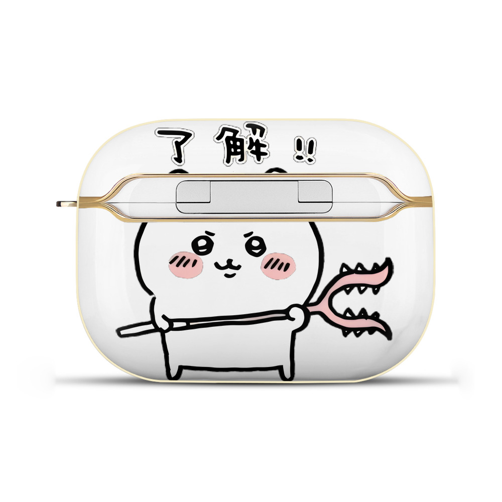（画像用） ちいかわ ちいかわ Chii-kawa chiikawa 【AirPods Pro用】ハードシェル保護ケース｜耐衝撃・防指紋・カラビナ付き商品仕様