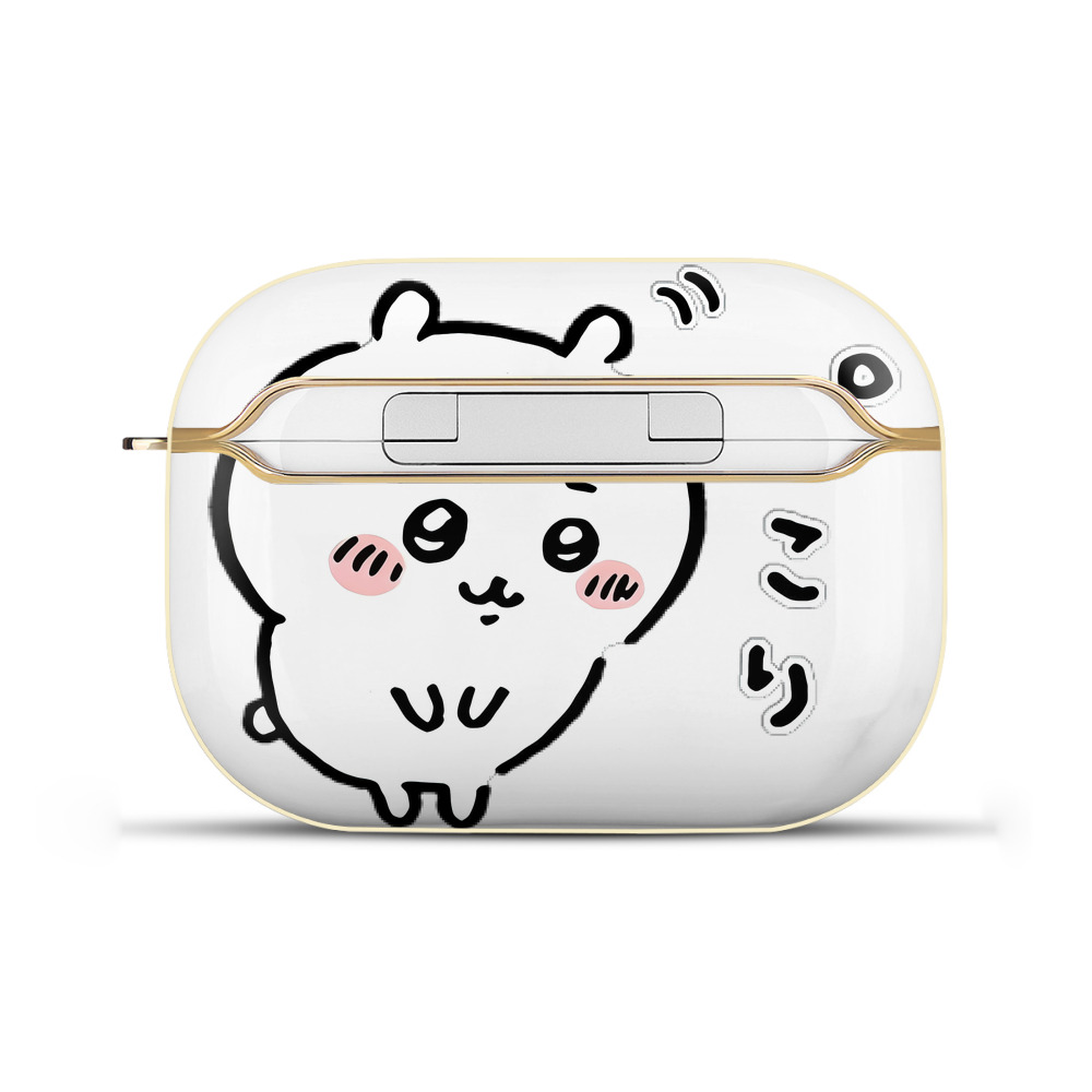 （画像用） ちいかわ ちいかわ Chii-kawa chiikawa 【AirPods Pro用】ハードシェル保護ケース｜耐衝撃・防指紋・カラビナ付き商品仕様
