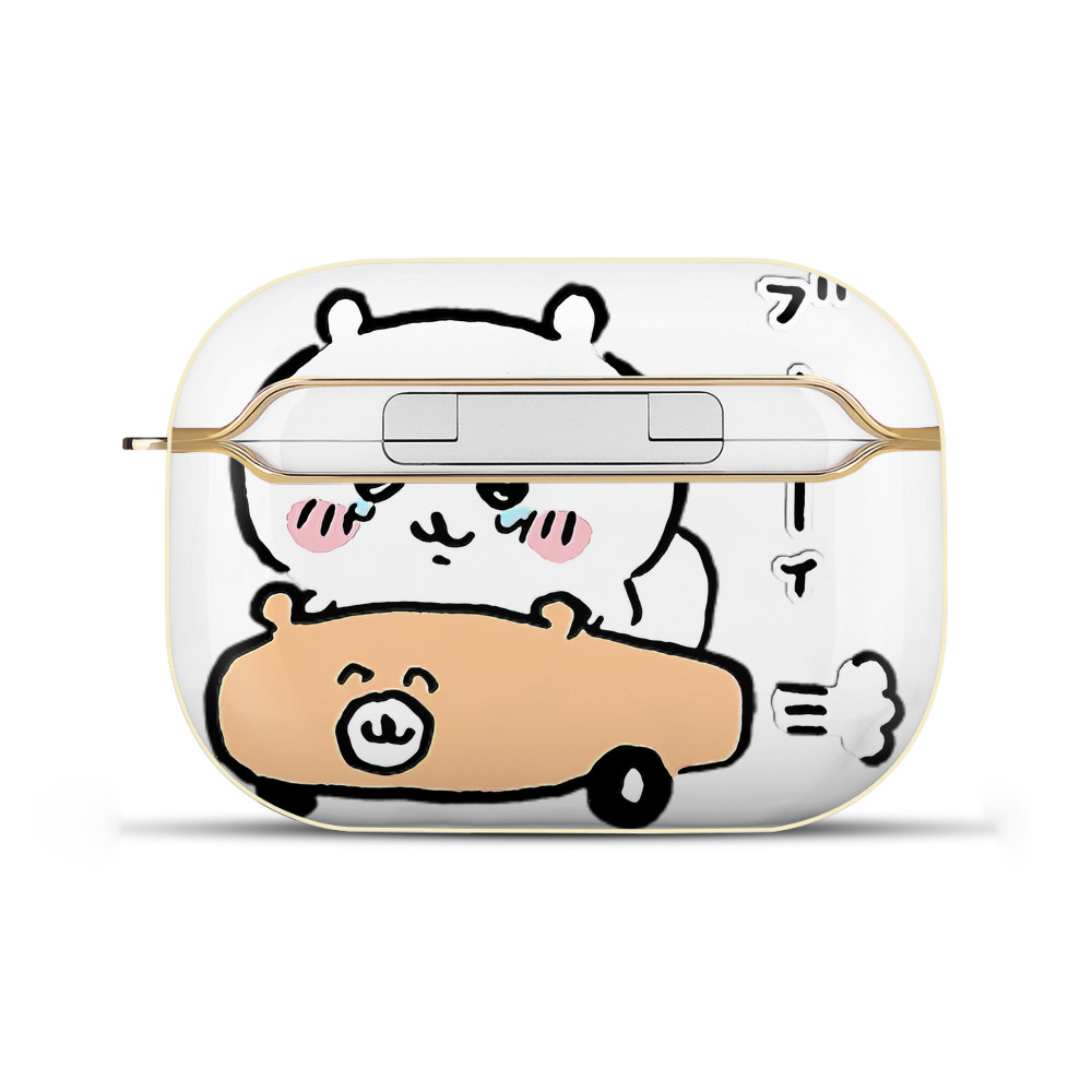 （画像用） ちいかわ ちいかわ Chii-kawa chiikawa 【AirPods Pro用】ハードシェル保護ケース｜耐衝撃・防指紋・カラビナ付き商品仕様