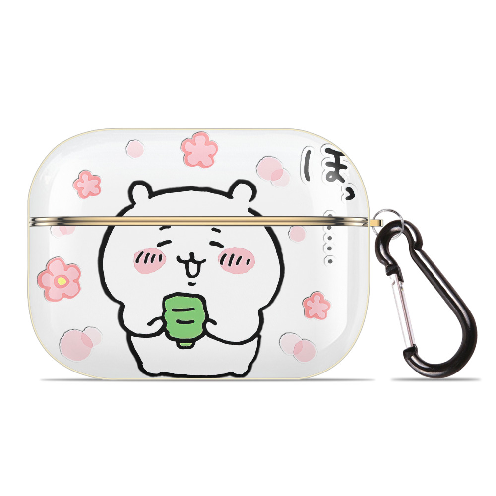 （画像用） ちいかわ ちいかわ Chii-kawa chiikawa 【AirPods Pro用】ハードシェル保護ケース｜耐衝撃・防指紋・カラビナ付き商品仕様