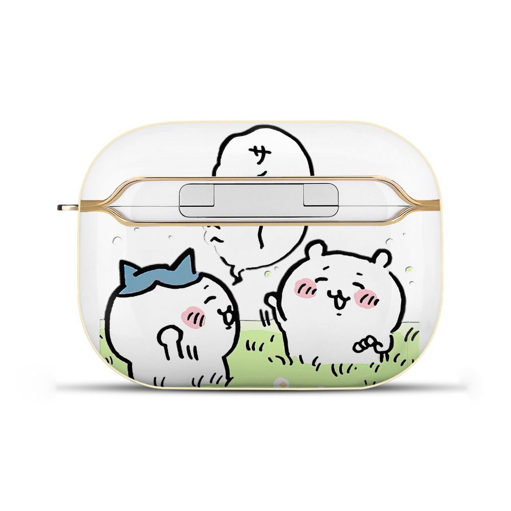 （画像用） ちいかわ ちいかわ Chii-kawa chiikawa 【AirPods Pro用】ハードシェル保護ケース｜耐衝撃・防指紋・カラビナ付き商品仕様