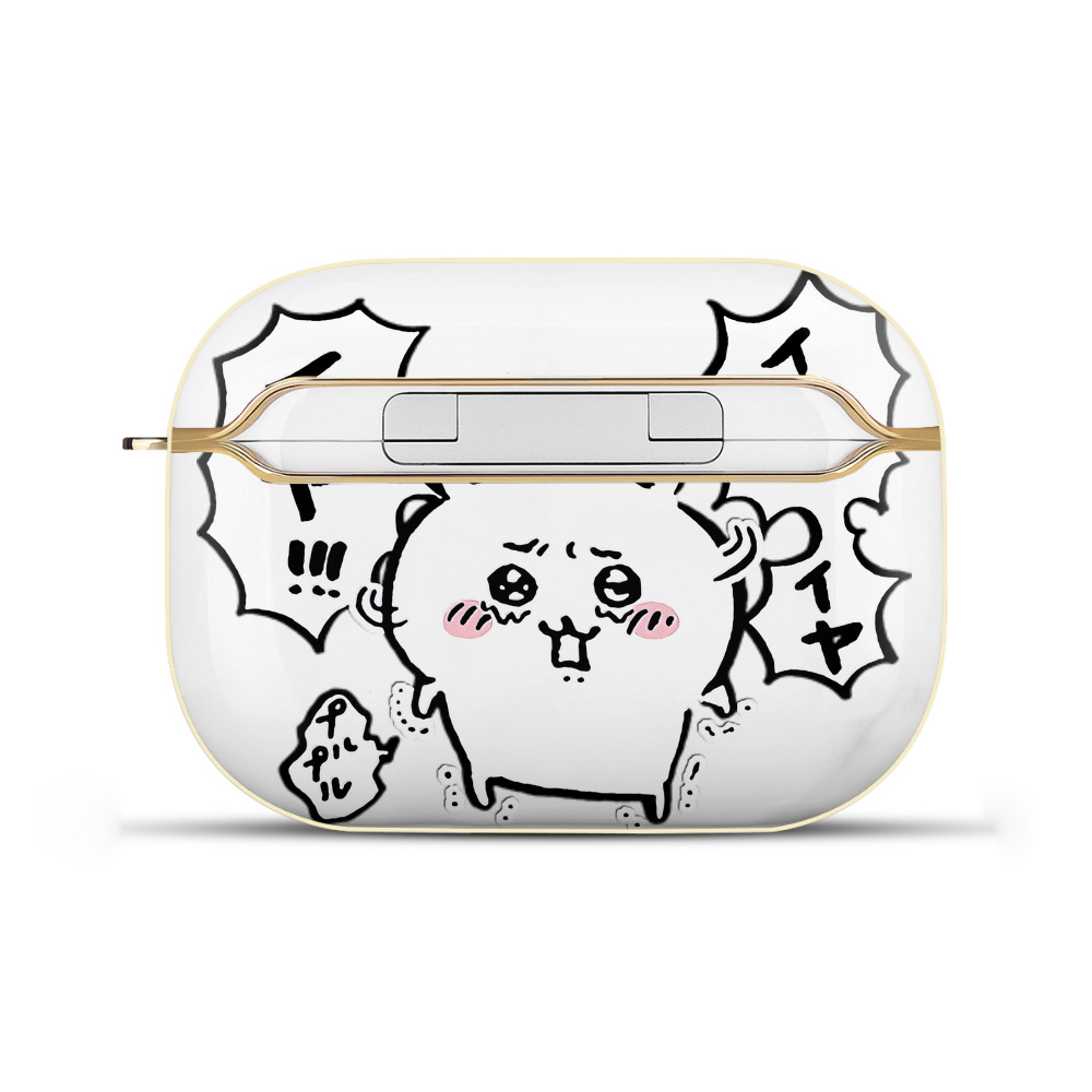 （画像用） ちいかわ ちいかわ Chii-kawa chiikawa 【AirPods Pro用】ハードシェル保護ケース｜耐衝撃・防指紋・カラビナ付き商品仕様