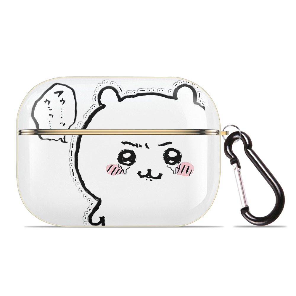 （画像用） ちいかわ ちいかわ Chii-kawa chiikawa 【AirPods Pro用】ハードシェル保護ケース｜耐衝撃・防指紋・カラビナ付き商品仕様