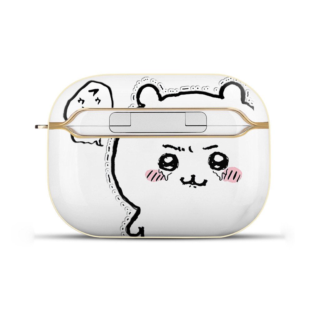 （画像用） ちいかわ ちいかわ Chii-kawa chiikawa 【AirPods Pro用】ハードシェル保護ケース｜耐衝撃・防指紋・カラビナ付き商品仕様