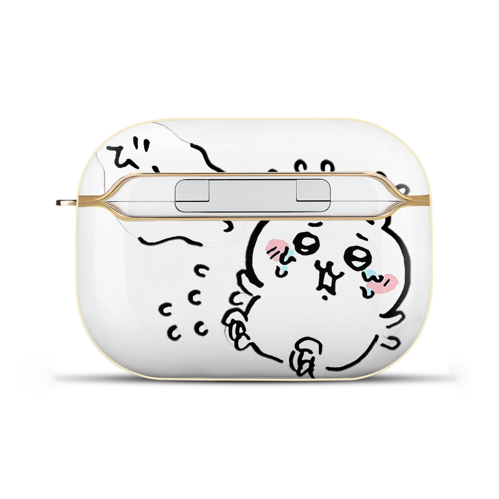 （画像用） ちいかわ ちいかわ Chii-kawa chiikawa 【AirPods Pro用】ハードシェル保護ケース｜耐衝撃・防指紋・カラビナ付き商品仕様