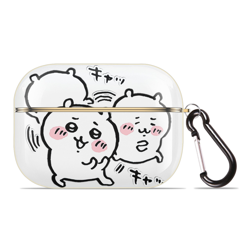 （画像用） ちいかわ ちいかわ Chii-kawa chiikawa 【AirPods Pro用】ハードシェル保護ケース｜耐衝撃・防指紋・カラビナ付き商品仕様