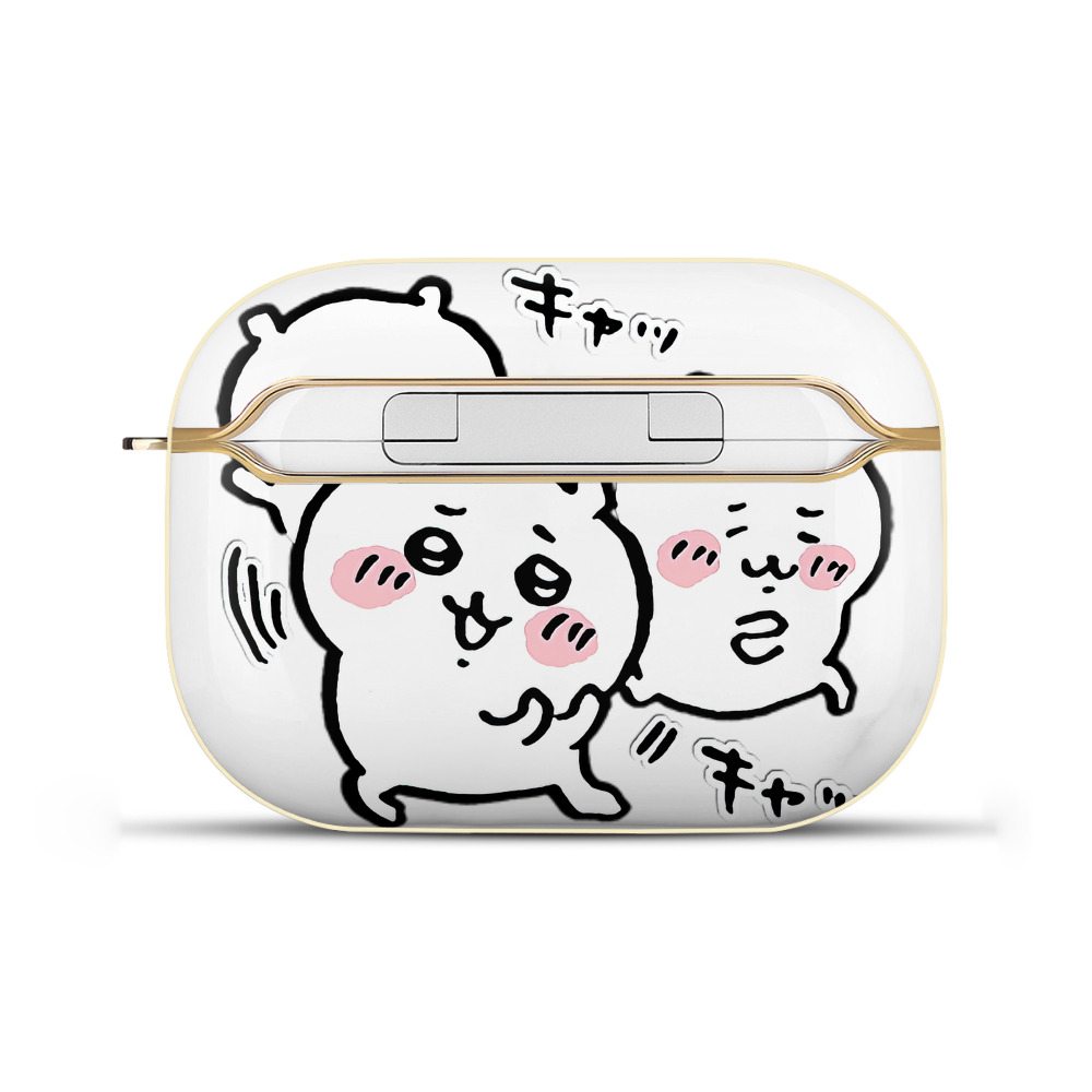 （画像用） ちいかわ ちいかわ Chii-kawa chiikawa 【AirPods Pro用】ハードシェル保護ケース｜耐衝撃・防指紋・カラビナ付き商品仕様