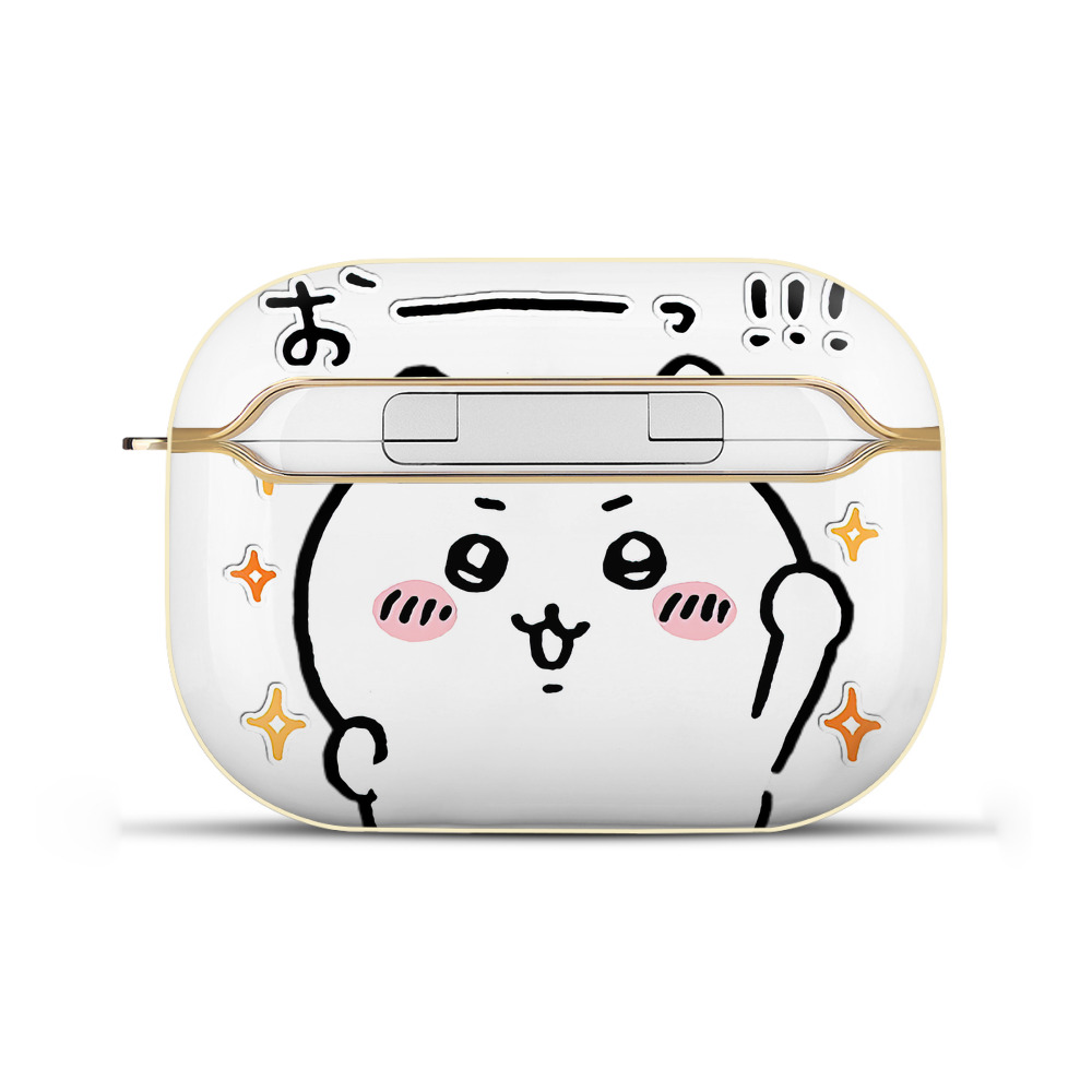（画像用） ちいかわ ちいかわ Chii-kawa chiikawa 【AirPods Pro用】ハードシェル保護ケース｜耐衝撃・防指紋・カラビナ付き商品仕様