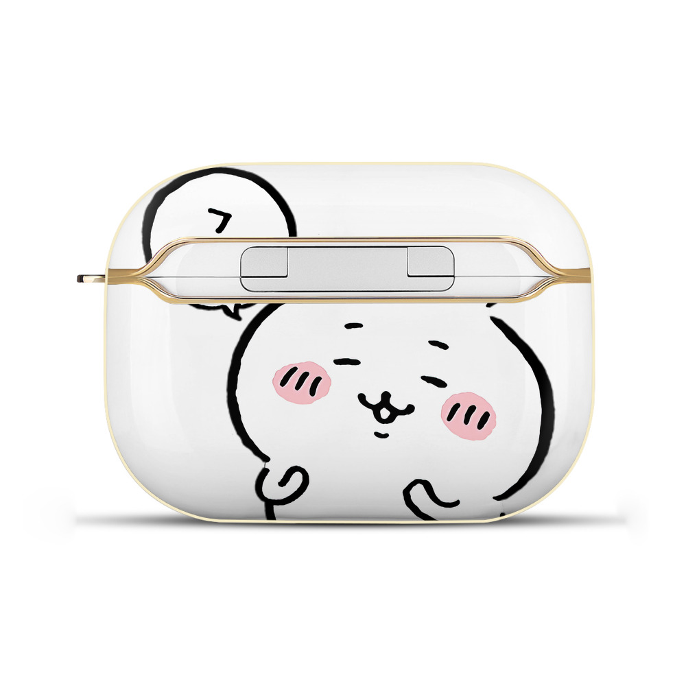 （画像用） ちいかわ ちいかわ Chii-kawa chiikawa 【AirPods Pro用】ハードシェル保護ケース｜耐衝撃・防指紋・カラビナ付き商品仕様