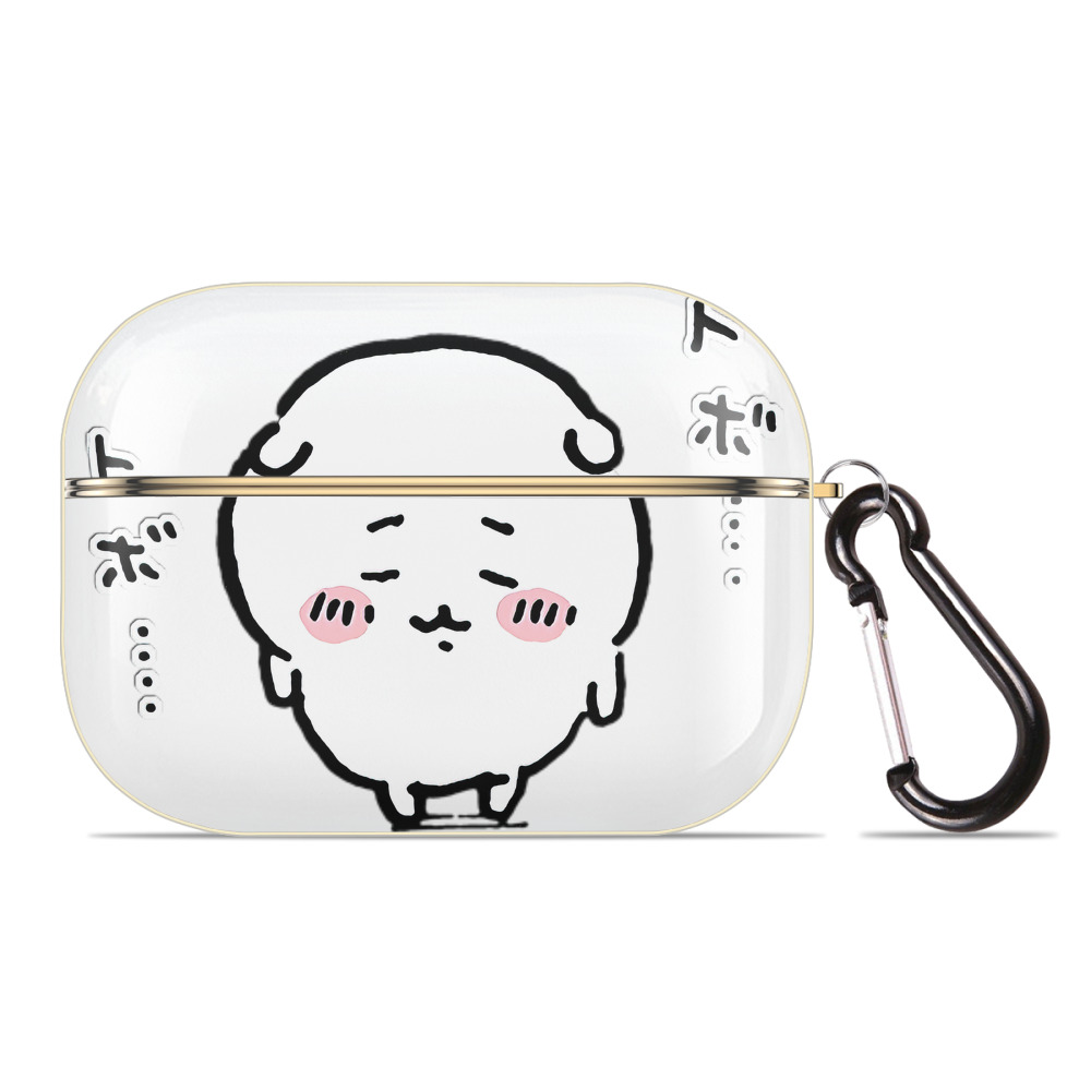 （画像用） ちいかわ ちいかわ Chii-kawa chiikawa 【AirPods Pro用】ハードシェル保護ケース｜耐衝撃・防指紋・カラビナ付き商品仕様