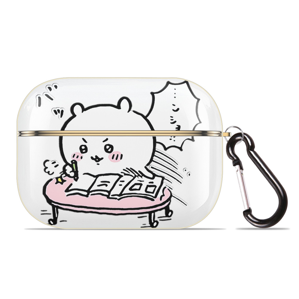 （画像用） ちいかわ ちいかわ Chii-kawa chiikawa 【AirPods Pro用】ハードシェル保護ケース｜耐衝撃・防指紋・カラビナ付き商品仕様