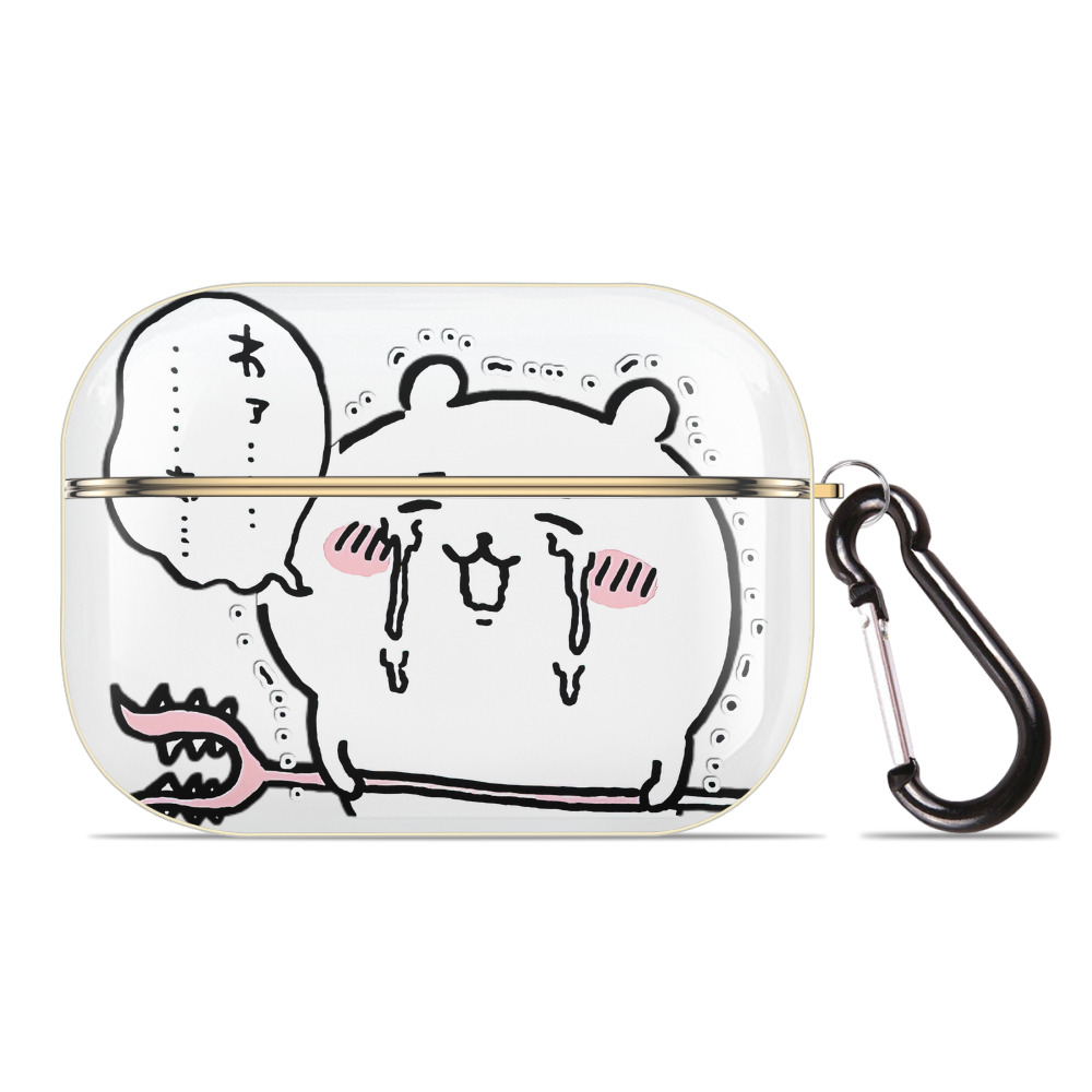 （画像用） ちいかわ ちいかわ Chii-kawa chiikawa 【AirPods Pro用】ハードシェル保護ケース｜耐衝撃・防指紋・カラビナ付き商品仕様