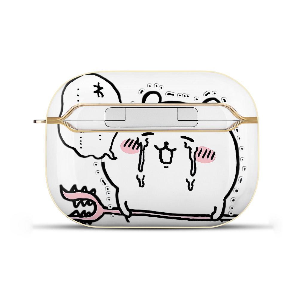 （画像用） ちいかわ ちいかわ Chii-kawa chiikawa 【AirPods Pro用】ハードシェル保護ケース｜耐衝撃・防指紋・カラビナ付き商品仕様