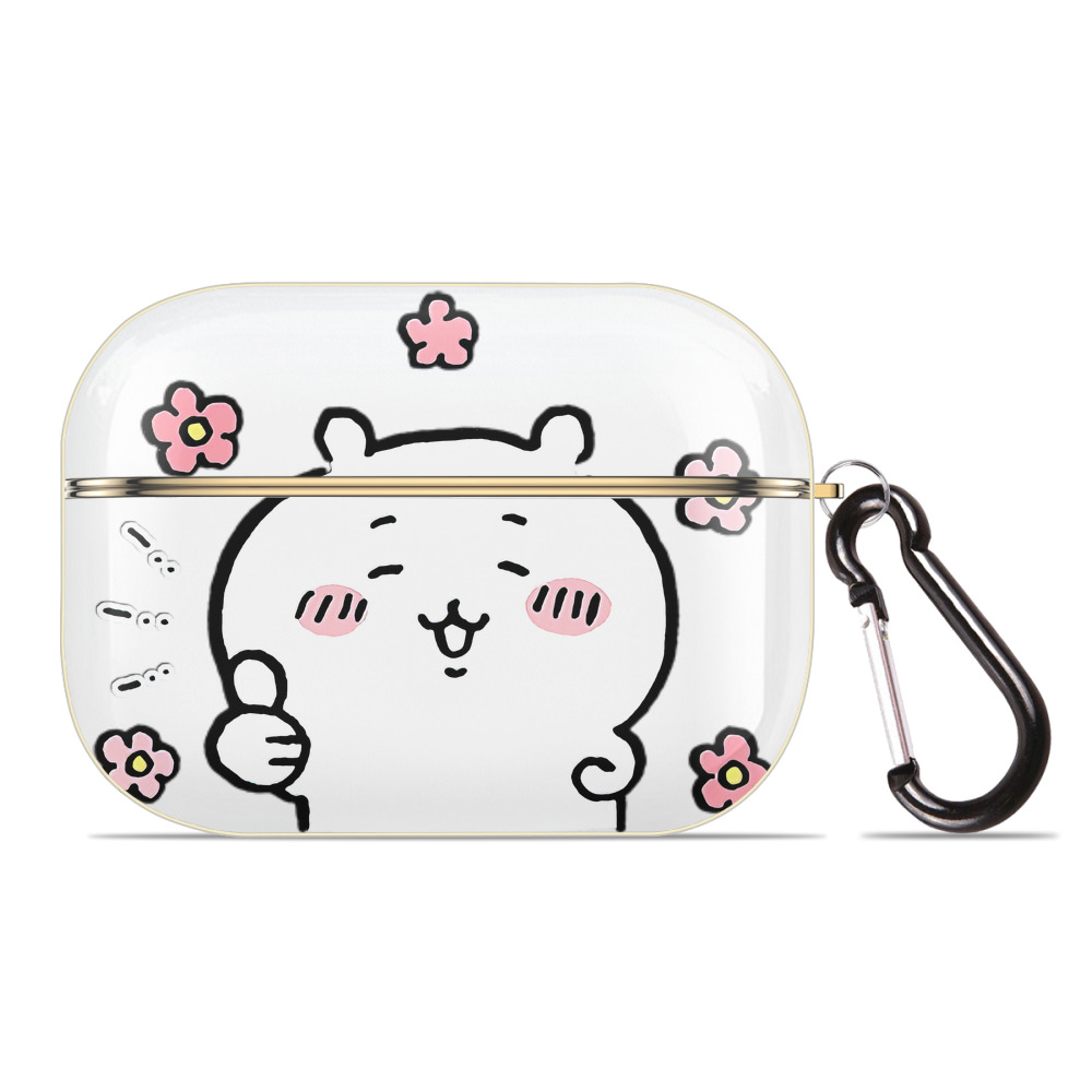 （画像用） ちいかわ ちいかわ Chii-kawa chiikawa 【AirPods Pro用】ハードシェル保護ケース｜耐衝撃・防指紋・カラビナ付き商品仕様