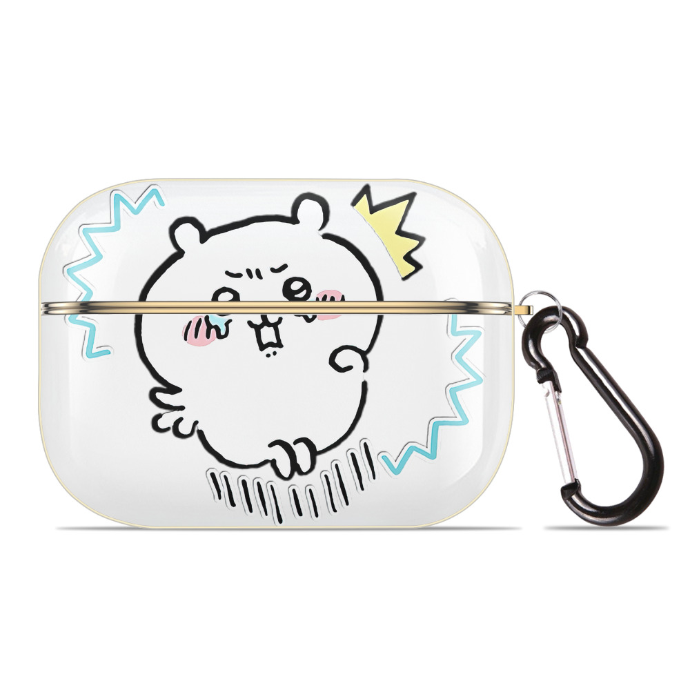 （画像用） ちいかわ ちいかわ Chii-kawa chiikawa 【AirPods Pro用】ハードシェル保護ケース｜耐衝撃・防指紋・カラビナ付き商品仕様