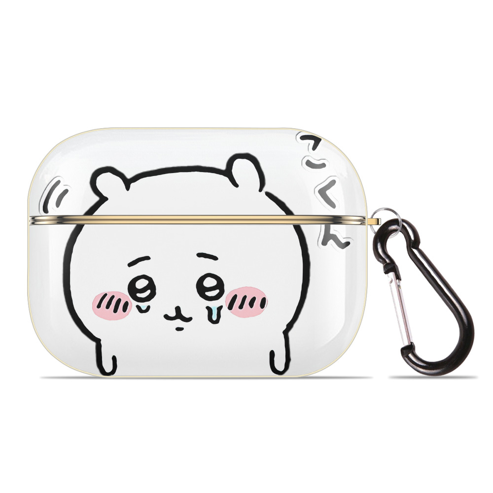 （画像用） ちいかわ ちいかわ Chii-kawa chiikawa 【AirPods Pro用】ハードシェル保護ケース｜耐衝撃・防指紋・カラビナ付き商品仕様