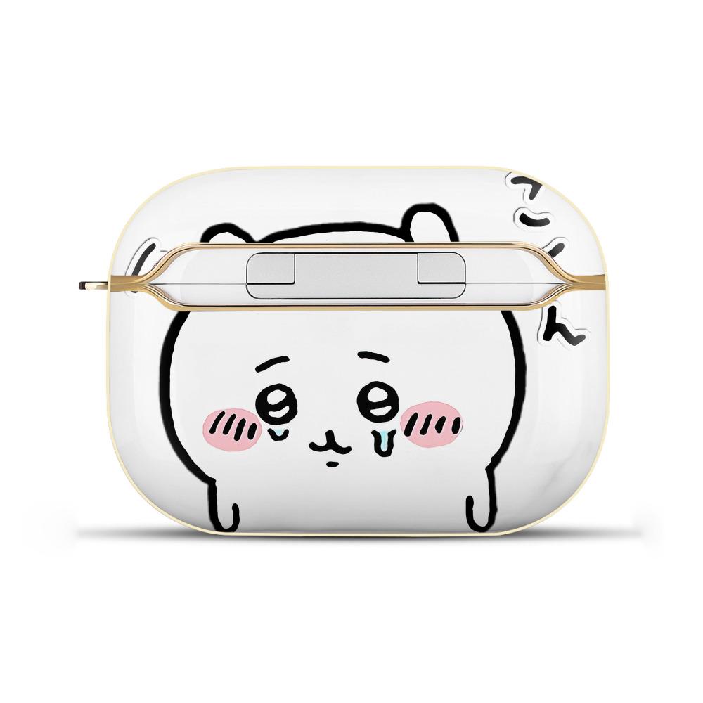 （画像用） ちいかわ ちいかわ Chii-kawa chiikawa 【AirPods Pro用】ハードシェル保護ケース｜耐衝撃・防指紋・カラビナ付き商品仕様