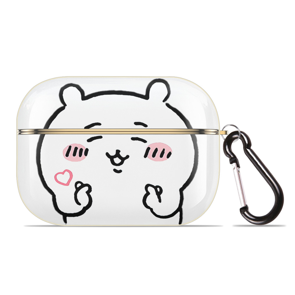（画像用） ちいかわ ちいかわ Chii-kawa chiikawa 【AirPods Pro用】ハードシェル保護ケース｜耐衝撃・防指紋・カラビナ付き商品仕様
