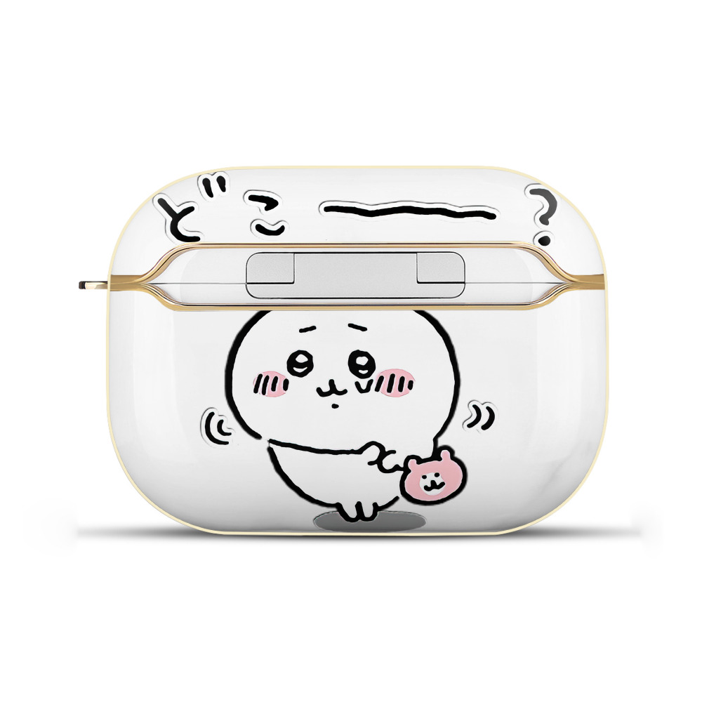 （画像用） ちいかわ ちいかわ Chii-kawa chiikawa 【AirPods Pro用】ハードシェル保護ケース｜耐衝撃・防指紋・カラビナ付き商品仕様