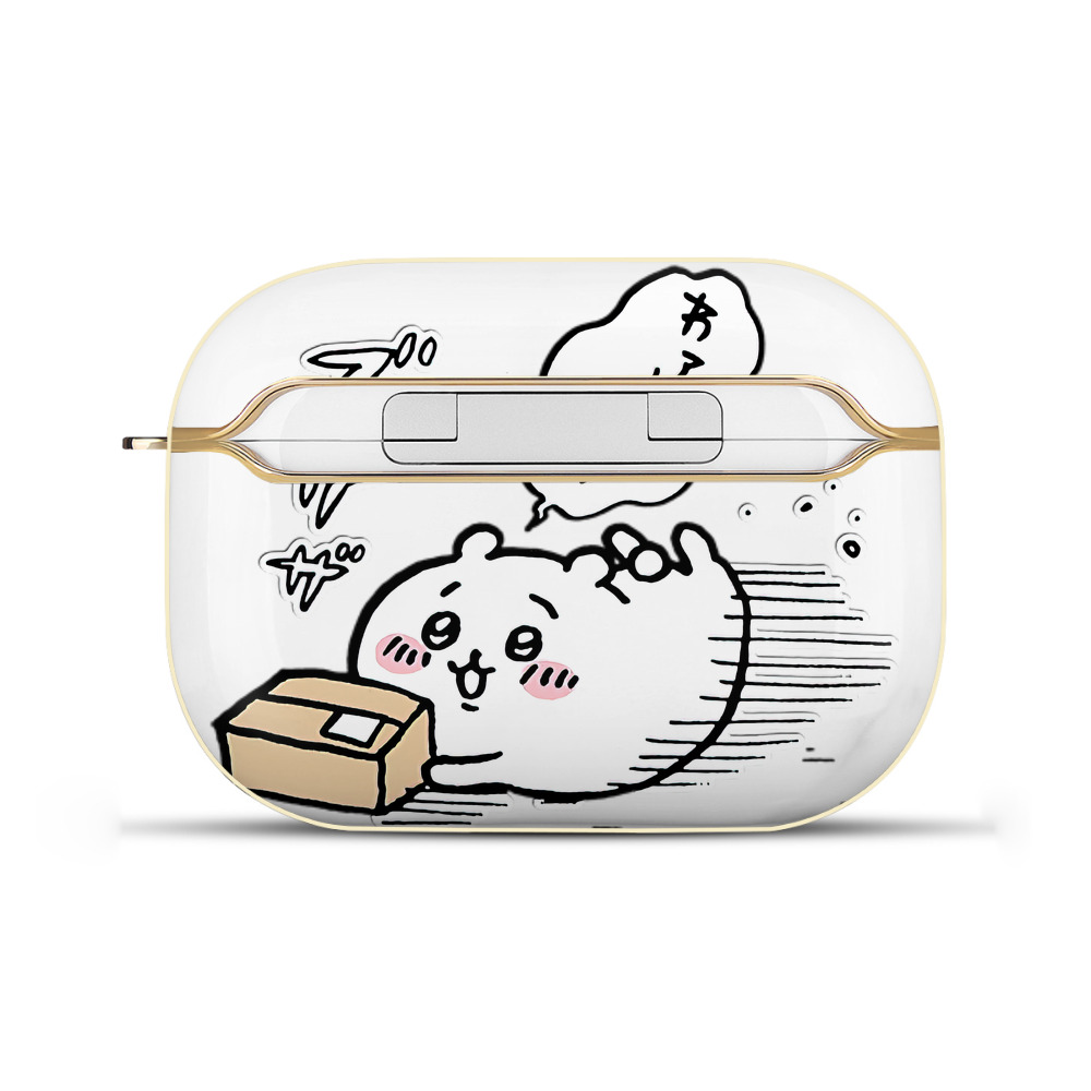 （画像用） ちいかわ ちいかわ Chii-kawa chiikawa 【AirPods Pro用】ハードシェル保護ケース｜耐衝撃・防指紋・カラビナ付き商品仕様