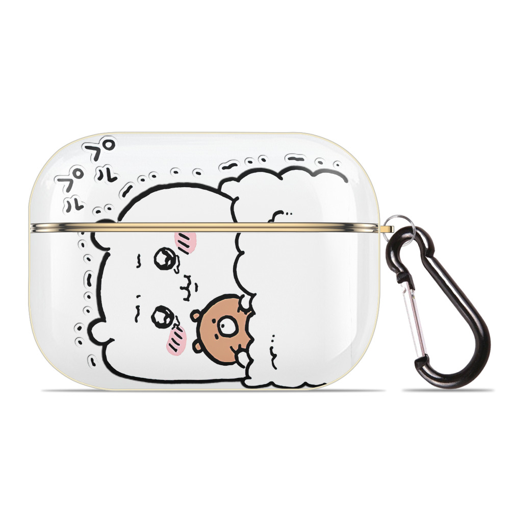 （画像用） ちいかわ ちいかわ Chii-kawa chiikawa 【AirPods Pro用】ハードシェル保護ケース｜耐衝撃・防指紋・カラビナ付き商品仕様