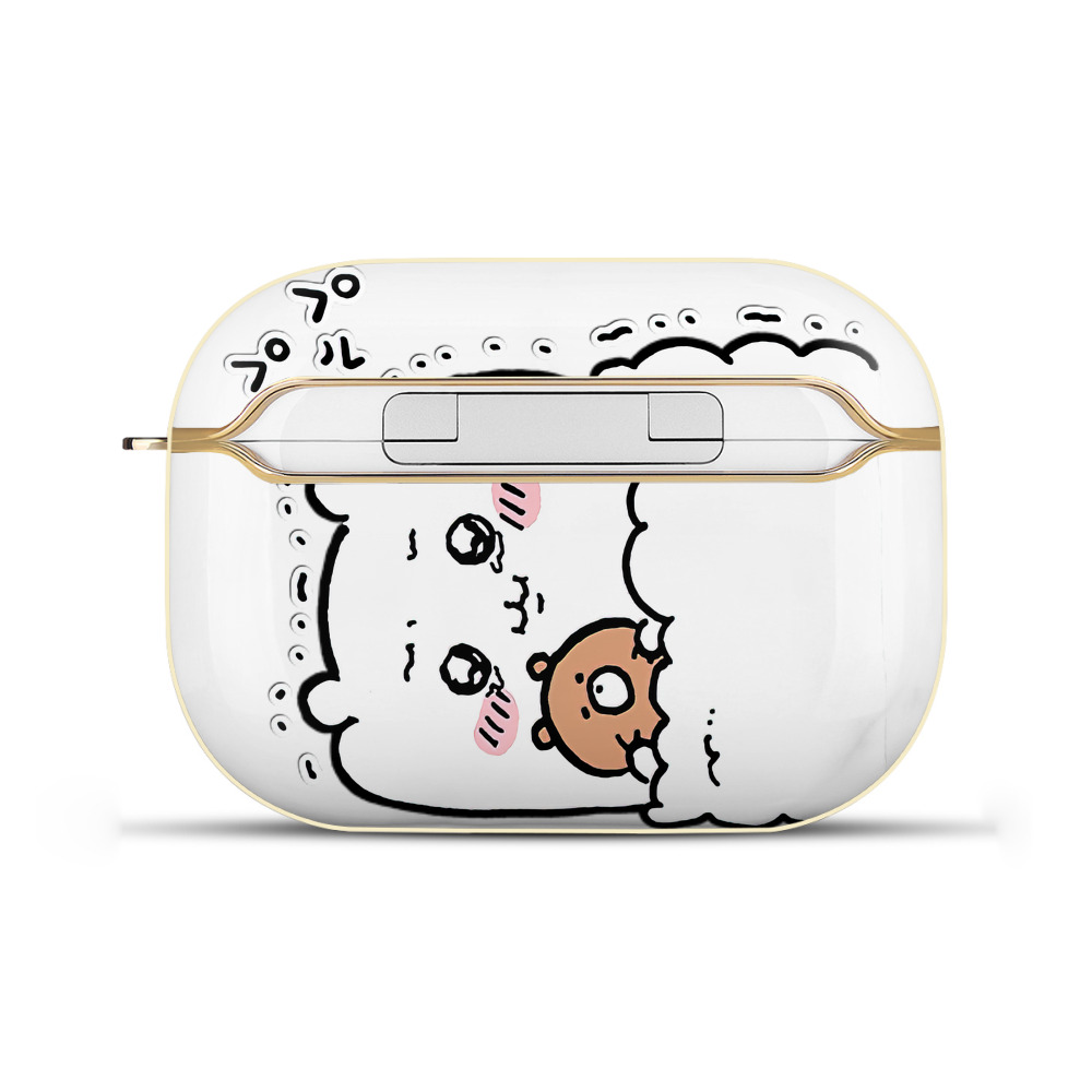 （画像用） ちいかわ ちいかわ Chii-kawa chiikawa 【AirPods Pro用】ハードシェル保護ケース｜耐衝撃・防指紋・カラビナ付き商品仕様