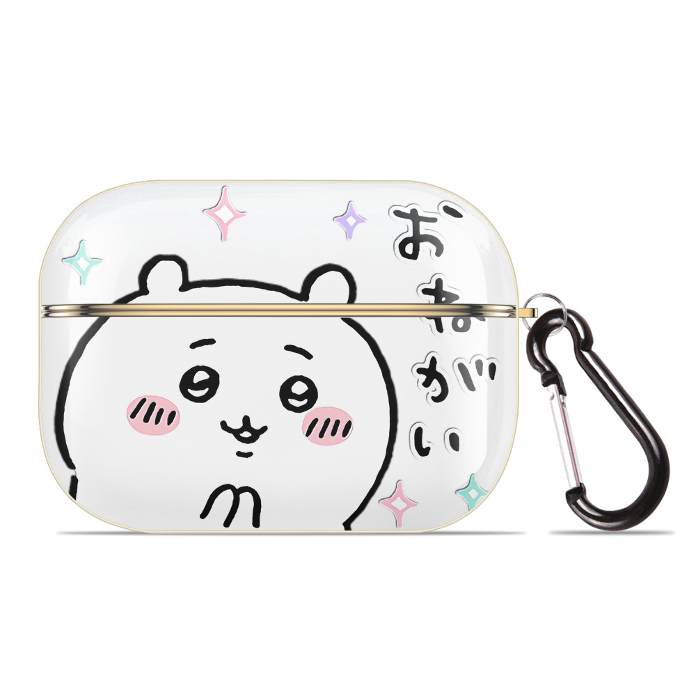 （画像用） ちいかわ ちいかわ Chii-kawa chiikawa 【AirPods Pro用】ハードシェル保護ケース｜耐衝撃・防指紋・カラビナ付き商品仕様