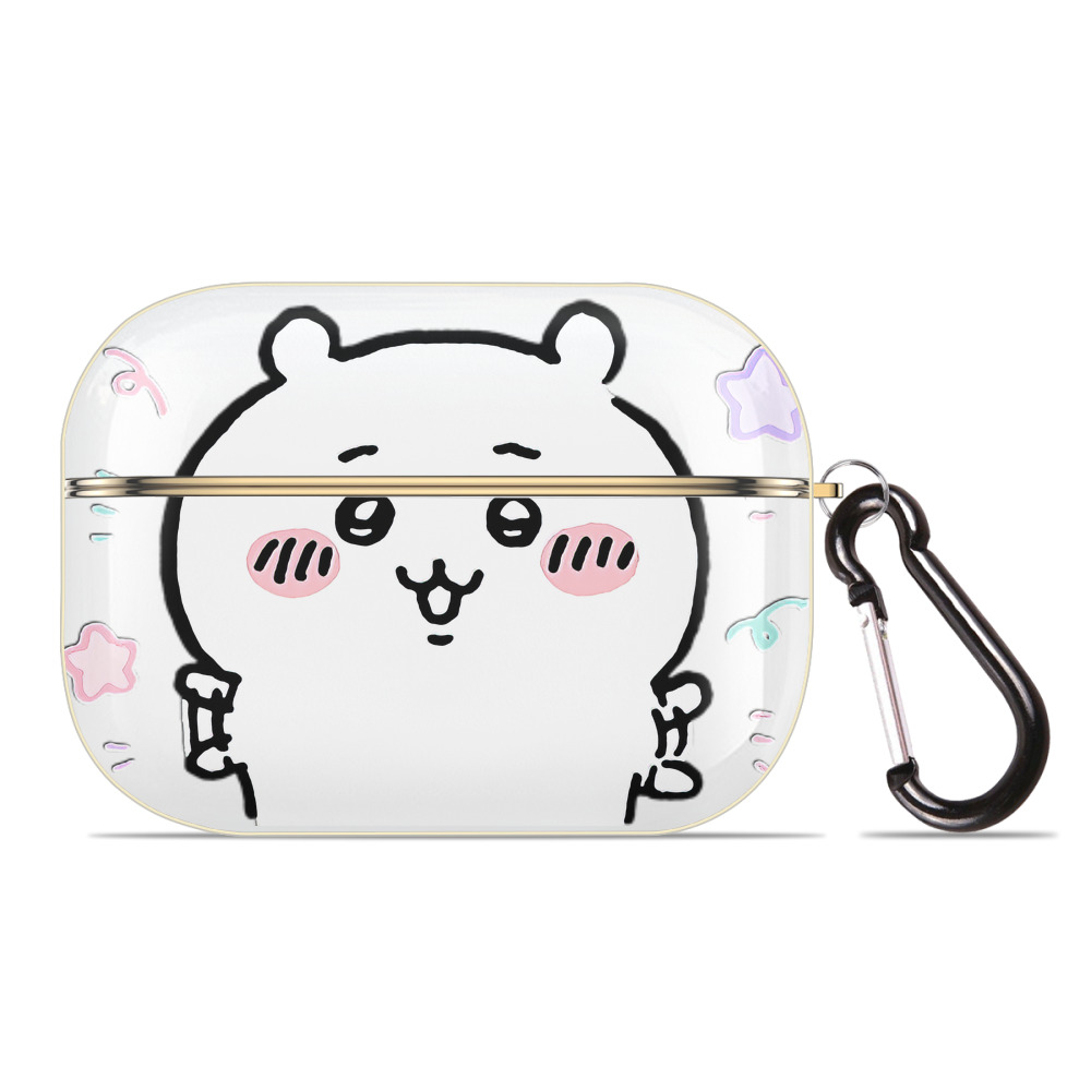 （画像用） ちいかわ ちいかわ Chii-kawa chiikawa 【AirPods Pro用】ハードシェル保護ケース｜耐衝撃・防指紋・カラビナ付き商品仕様