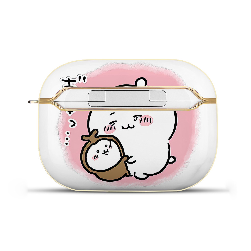 （画像用） ちいかわ ちいかわ Chii-kawa chiikawa 【AirPods Pro用】ハードシェル保護ケース｜耐衝撃・防指紋・カラビナ付き商品仕様
