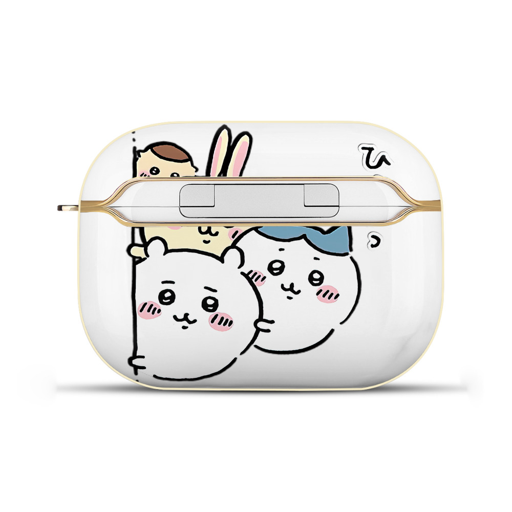 （画像用） ちいかわ ちいかわ Chii-kawa chiikawa 【AirPods Pro用】ハードシェル保護ケース｜耐衝撃・防指紋・カラビナ付き商品仕様